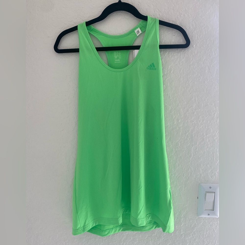 Adidas too perfect racerback tank top size L